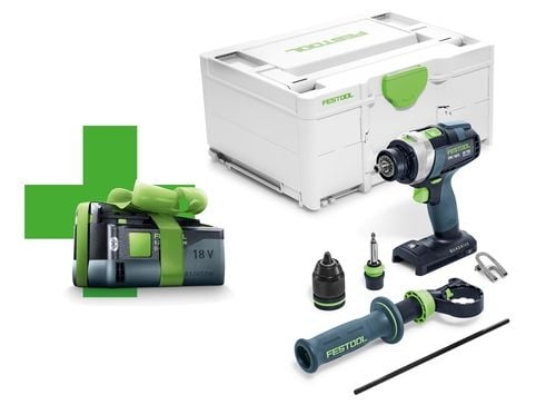 Festool TPC 18/4 I-Basic Accu Klopboormachine | Promo | + 5.0Ah accu