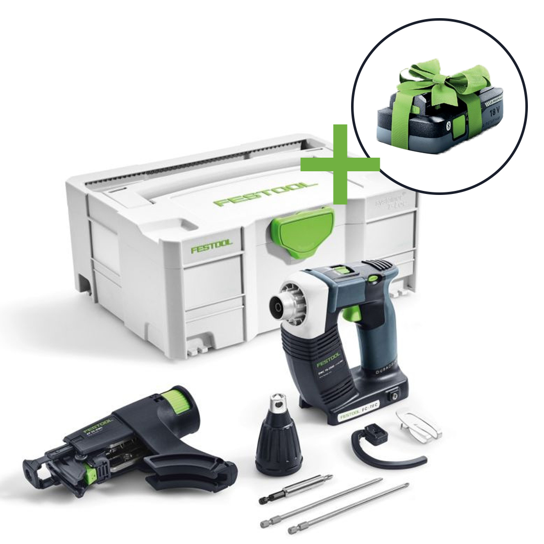 Festool DWC 18-2500 LI BASIC Accu-schroefautomaat DURADRIVE | Promo | + 4.0Ah accu 577055