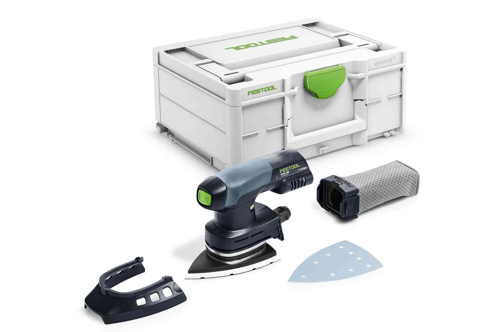 Festool DTSC 400 Li-Basic Accu-deltaschuurmachine | Zonder accu&apos;s & lader | in koffer - 577507
