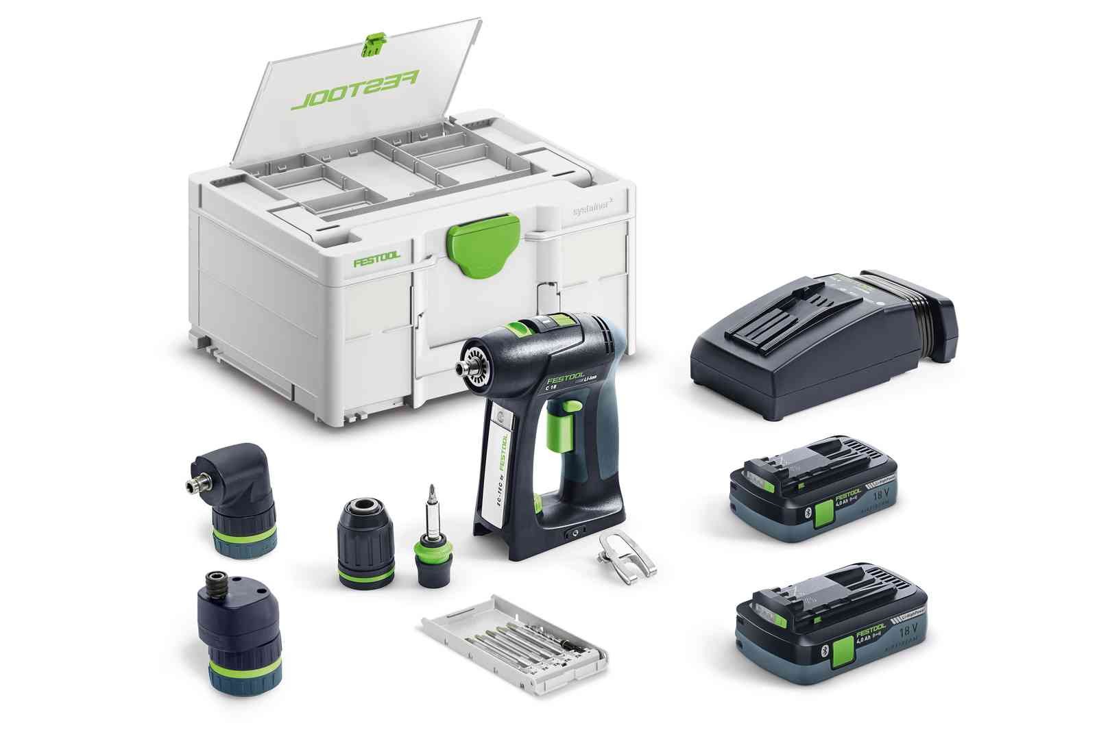 Festool Accu-schroefboormachine C 18 HPC 4,0 I-Set - 577617