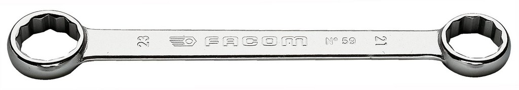 Facom 59 rechte 12-kantringsleutels, metrische maten 27x29mm l285mm - 59.27X29
