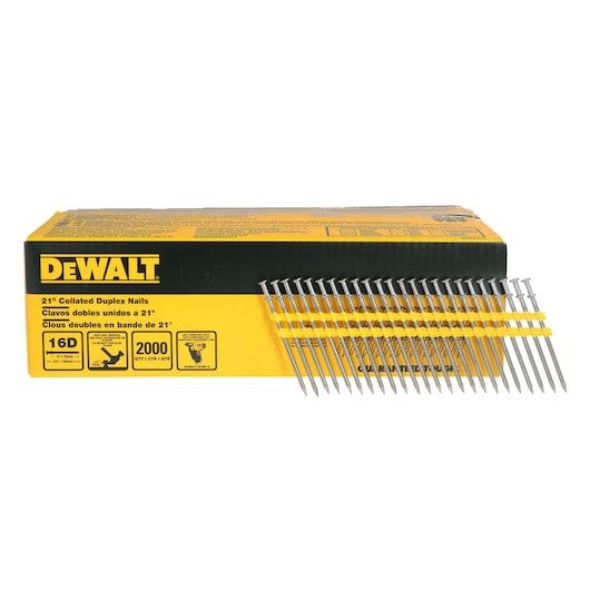 DeWalt Accessoires DN350-XJ Spijkers Duplex 21° plastiekgebonden 76/89x3.3mm (16D) - 2000stuks - DN350-XJ