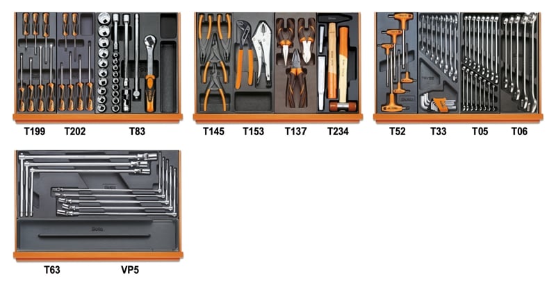 Beta 5904Va/T Assortiment | 102 gereedschappen - 059040416