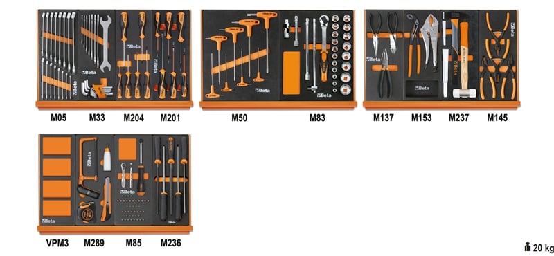 Beta 5904Vu/2M-Assortiment 144 Gereedschappen - 059041212