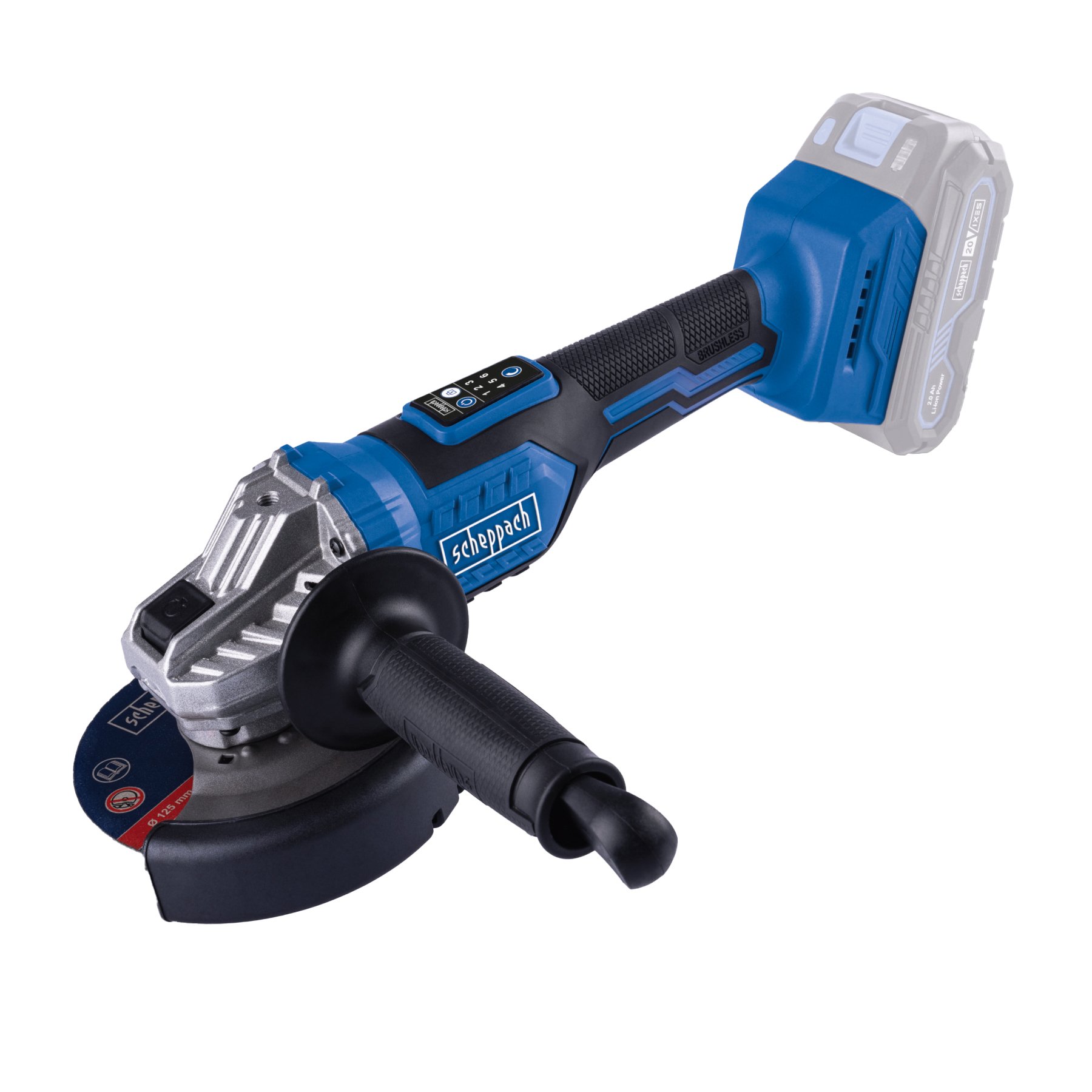Scheppach Accu Haakse Slijper 20V BC-AG125-X 5909235900