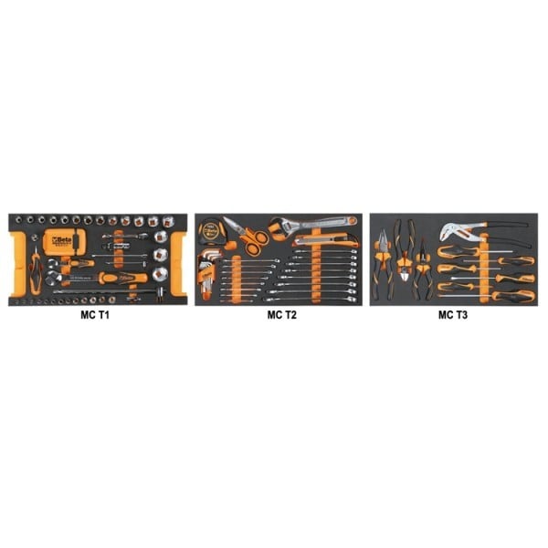 Beta 5914VU/M Assortiment van 109 gereedschappen voor universeel gebruik voor koffer C14 | in voorgevormde EVA foam inlegbakken - 059140112 059140112