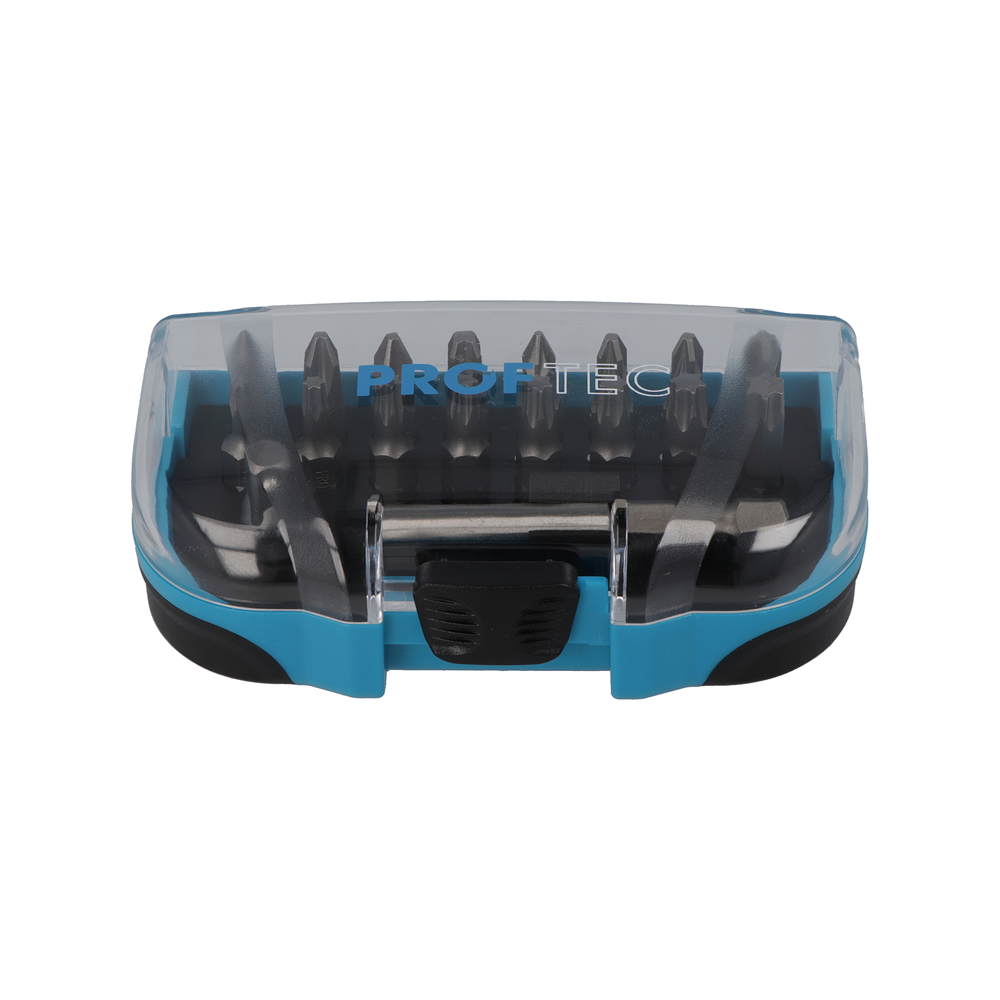 Proftec Bitset Blauw 17-delig Pro + magnetische Bithouder - 5938.00.00010