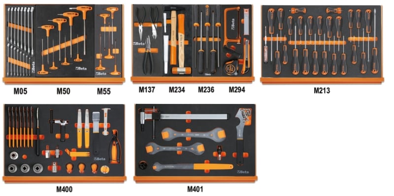 Beta 5980U/Bike-M Assortiment | 106 gereedschappen - 059801050