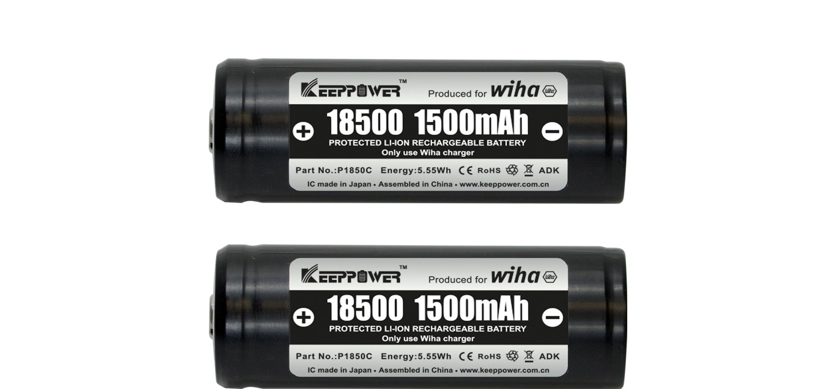 Wiha 41914 | Accuset 18500 Li-ion | 2 stuks - 41914