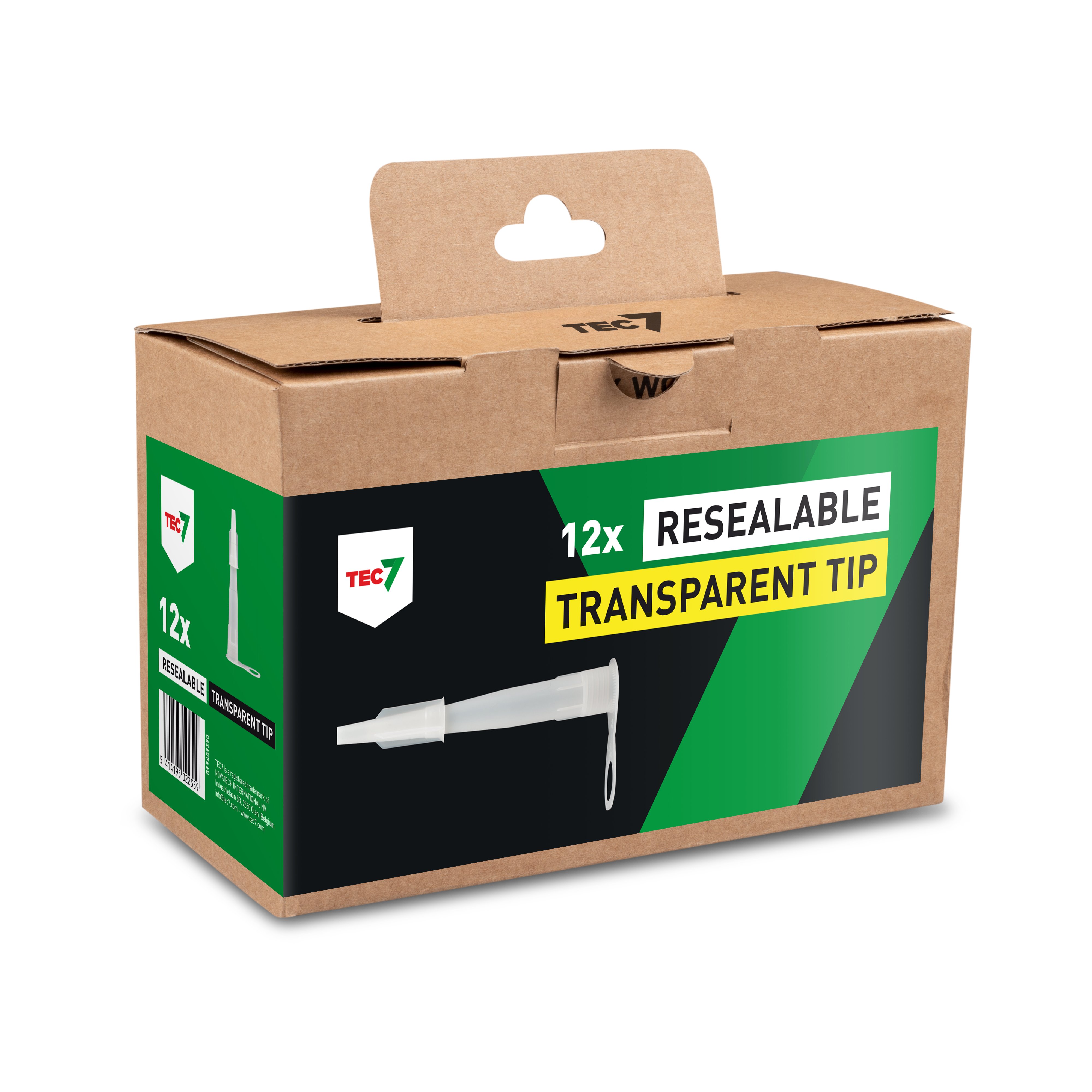 Tec7 Hersluitbare Hangtuit Transparant (doosje 12 stuks) - 599409290