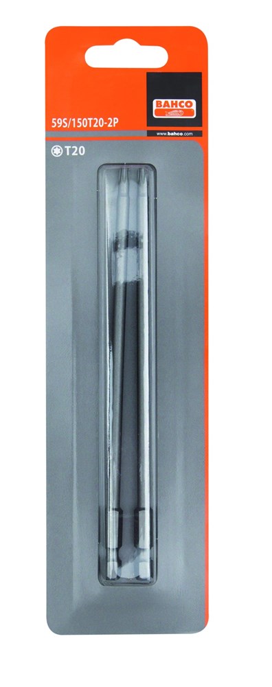 Bahco 2xbits t20 150mm 1/4" standard | 59S/150T20-2P