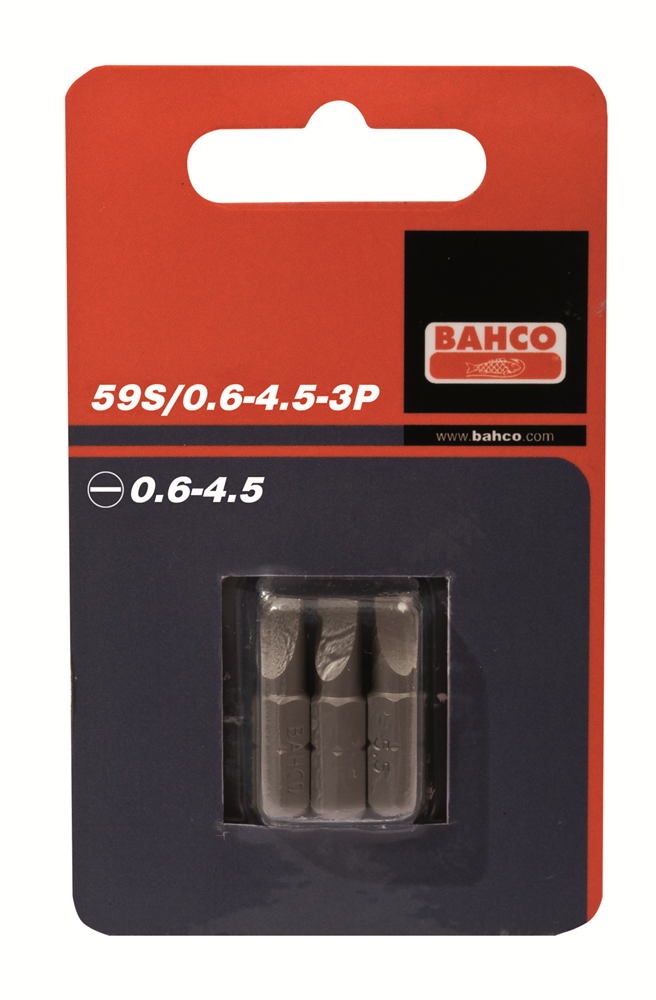Bahco 3xbits 1.2-6.5 25mm 1/4" standaard | 59S/1.2-6.5-3P