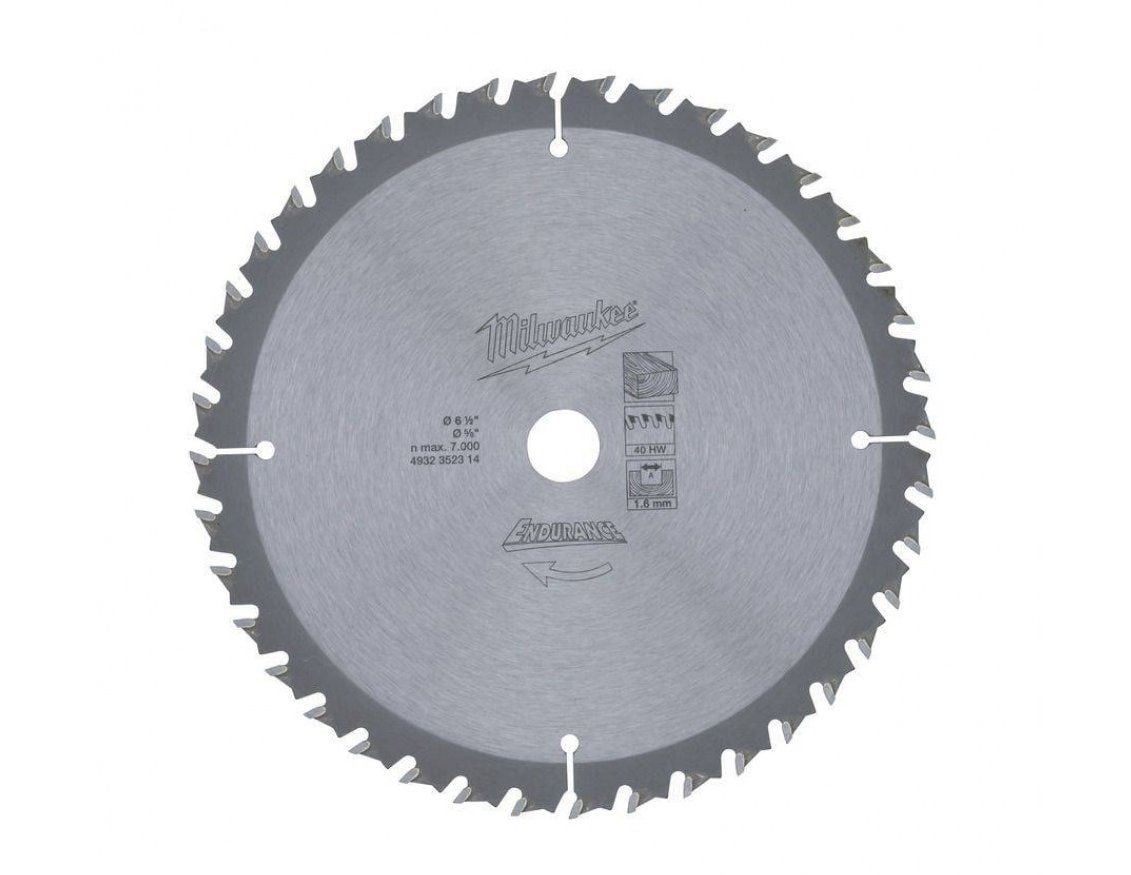Milwaukee Accessoires HM Cirkelzaagblad | 165 x 15,87 x 24T | Hout/MDF/Laminaat - 4932471311