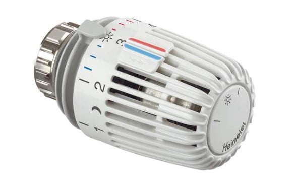Kirchhoff HEIMEIER thermostaatkop, wit, met vaste sensor - 6000-00.500
