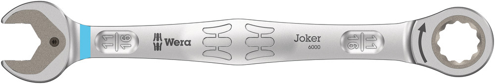 Wera Joker Steek- en ringratelsleutel, inch, # 11/16 duim - 1 stuk(s) - 05073286001