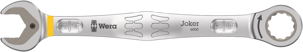 Wera Joker Steek- en ringratelsleutel, inch, # 3/4 duim - 1 stuk(s) - 05073287001