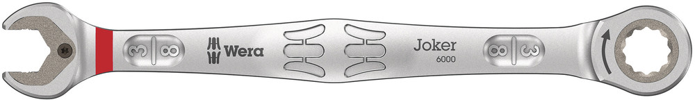 Wera Joker Steek- en ringratelsleutel, inch, # 3/8 duim - 1 stuk(s) - 05073281001