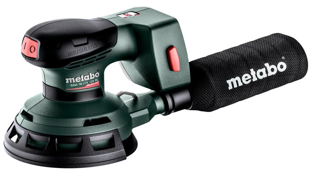 Metabo SXA 18 LTX 125 BL Accu Excenterschuurmachine | 18V | Excl. accu's en lader | In MetaBOX - 600146840