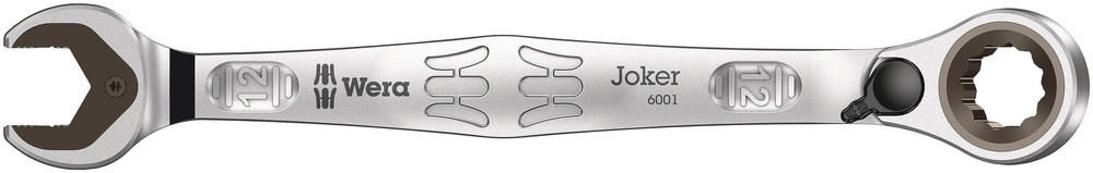 Wera Joker Switch Steek- en ringratelsleutel, omschakelpal, 12 x 171 mm - 1 stuk(s) - 05020067001