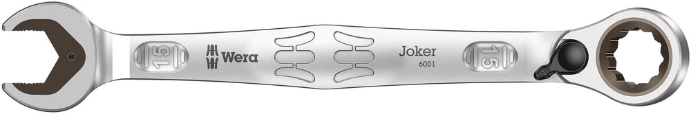 Wera Joker Switch Steek- en ringratelsleutel, omschakelpal, 15 x 199 mm - 1 stuk(s) - 05020070001