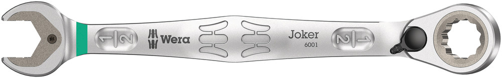 Wera Joker Switch Steek- en ringratelsleutel, inch, omschakelbaar, 1/2 duim x 171 mm - 1 stuk(s) - 05020078001