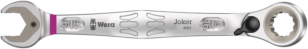 Wera Joker Switch Steek- en ringratelsleutel, inch, omschakelbaar, 9/16 duim x 187 mm - 1 stuk(s) - 05020079001