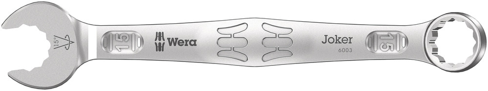 Wera Ring-steeksleutel | SW 15 mm lengte 174 mm | model A | gelegeerd gereedschapsstaal | 1 stuk - 05020206001 05020206001