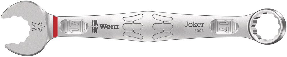 Wera Ring-steeksleutel | SW 17 mm lengte 190 mm | model A | gelegeerd gereedschapsstaal | 1 stuk - 05020208001 05020208001