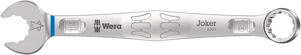 Wera Ring-steeksleutel | SW 19 mm lengte 230 mm | model A | gelegeerd gereedschapsstaal | 1 stuk - 05020210001 05020210001 afbeelding 1