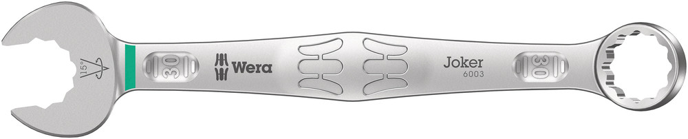 Wera Ring-steeksleutel | SW 30 mm lengte 330 mm | model A | gelegeerd gereedschapsstaal | 1 stuk - 05020505001 05020505001