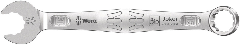 Wera 6003 Joker Pedal ringsteeksleutel, 15 x 174 mm - 05020221001