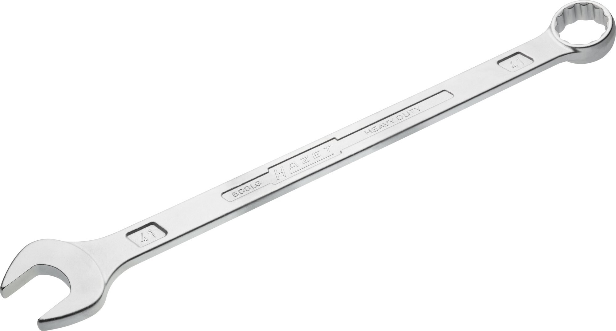 HAZET Ring-steeksleutel · extra lang · slanke uitvoering 600LG-41 · Buitentwaalfkant tractieprofiel · SW 41 mm