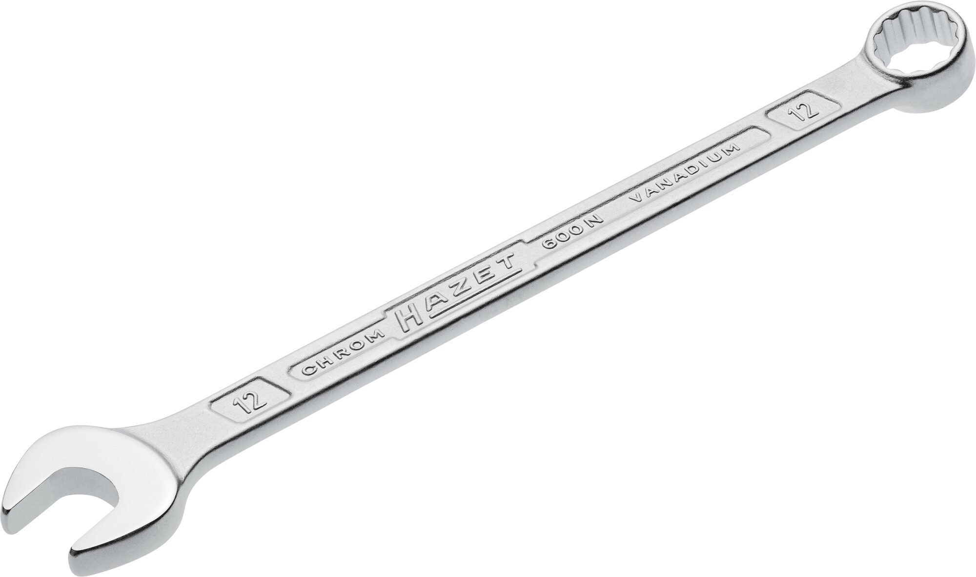 HAZET Ringsteeksleutel 600N-12 · Buitentwaalfkant tractieprofiel · SW 12 mm