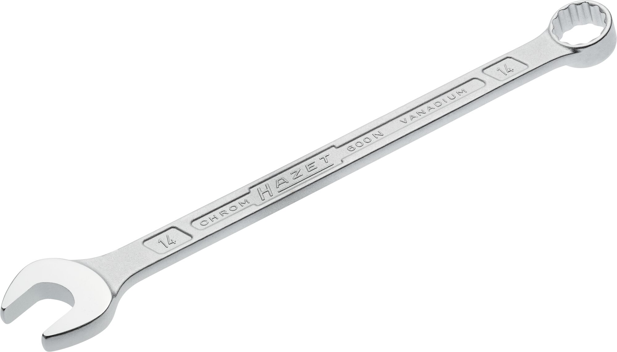 HAZET Ringsteeksleutel 600N-14 · Buitentwaalfkant tractieprofiel · SW 14 mm