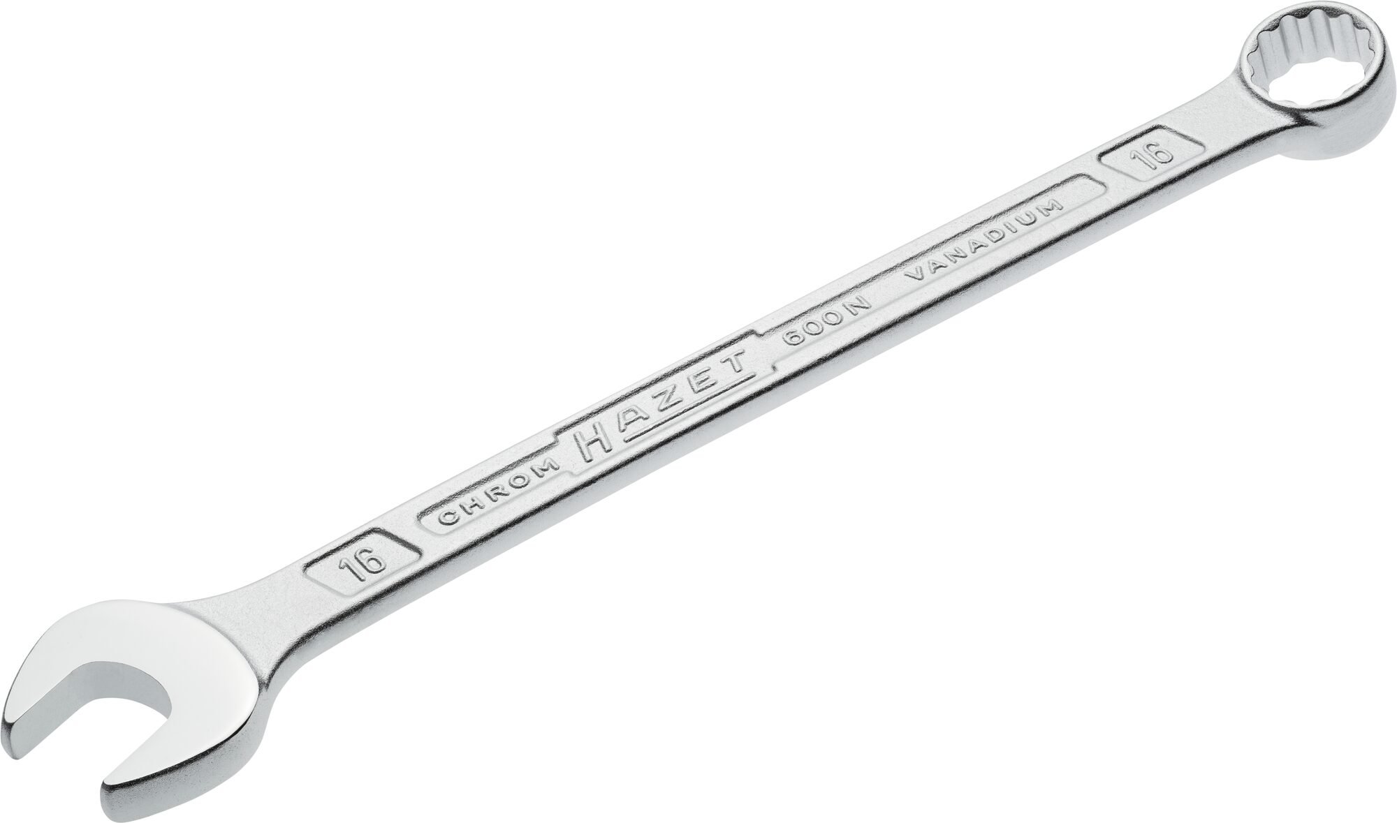 HAZET Ringsteeksleutel 600N-16 · Buitentwaalfkant tractieprofiel · SW 16 mm