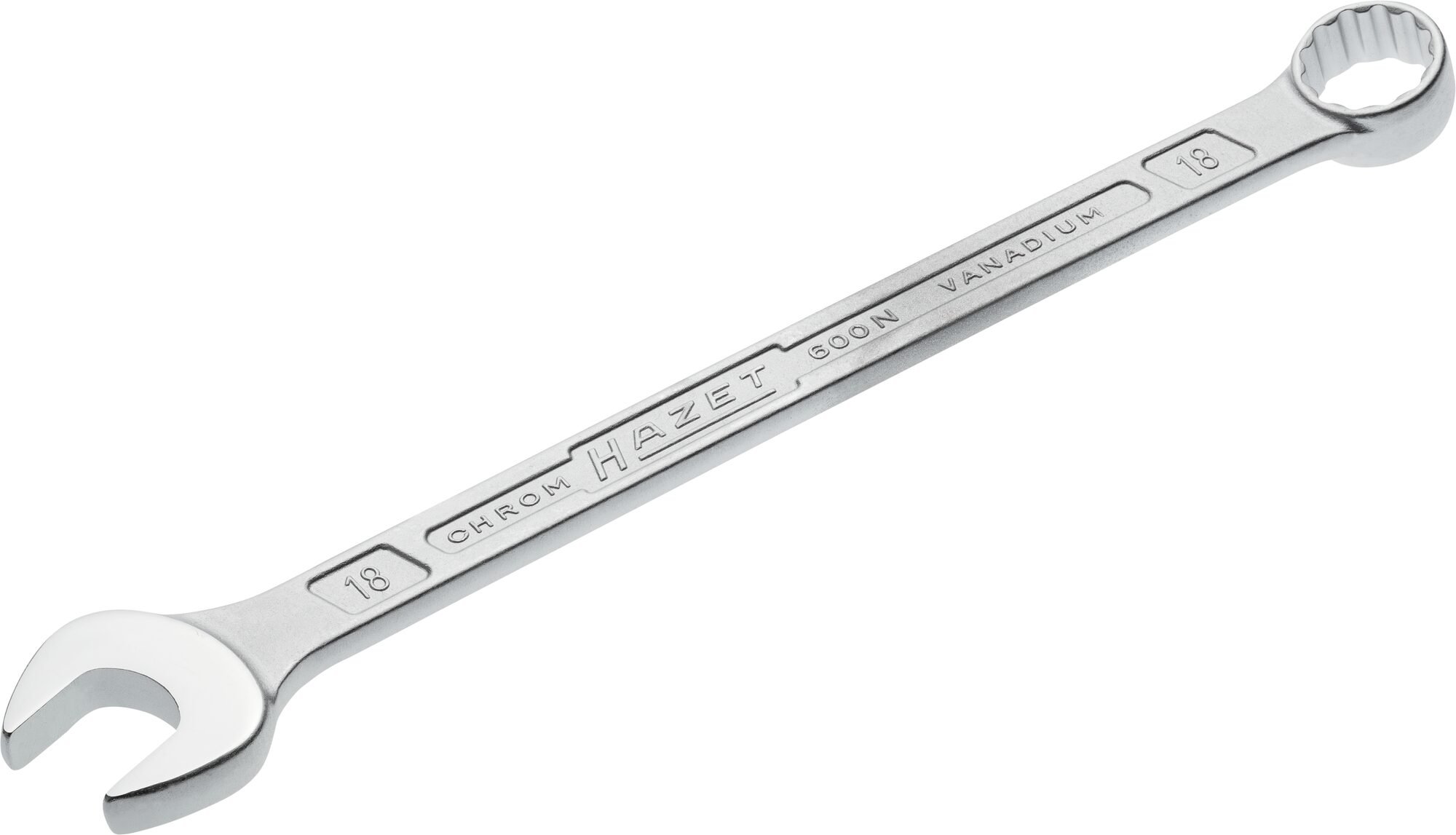HAZET Ringsteeksleutel 600N-18 · Buitentwaalfkant tractieprofiel · SW 18 mm