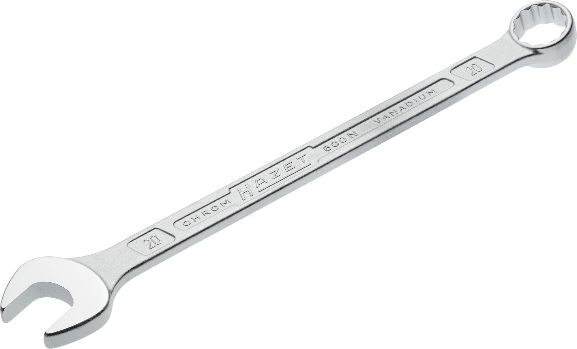 HAZET Ringsteeksleutel 600N-20 · Buitentwaalfkant tractieprofiel · SW 20 mm