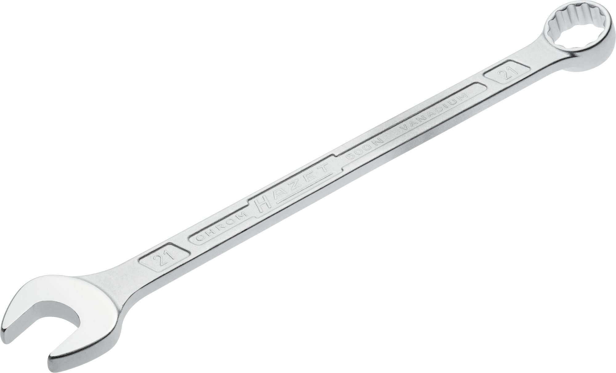 HAZET Ringsteeksleutel 600N-21 · Buitentwaalfkant tractieprofiel · SW 21 mm