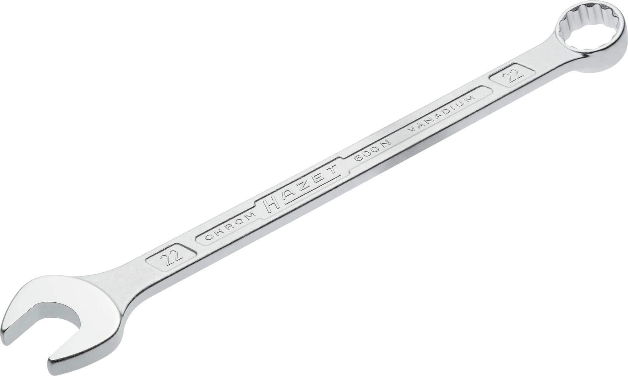 HAZET Ringsteeksleutel 600N-22 · Buitentwaalfkant tractieprofiel · SW 22 mm