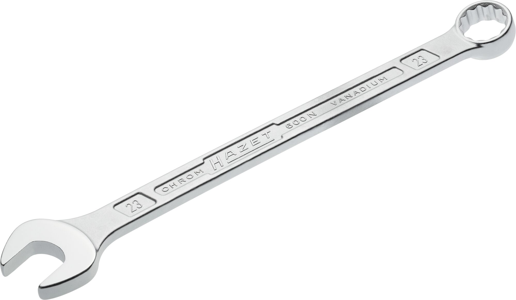 HAZET Ringsteeksleutel 600N-23 · Buitentwaalfkant tractieprofiel · SW 23 mm