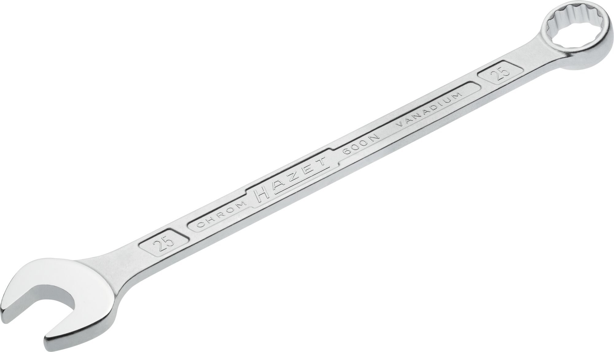 HAZET Ringsteeksleutel 600N-25 · Buitentwaalfkant tractieprofiel · SW 25 mm