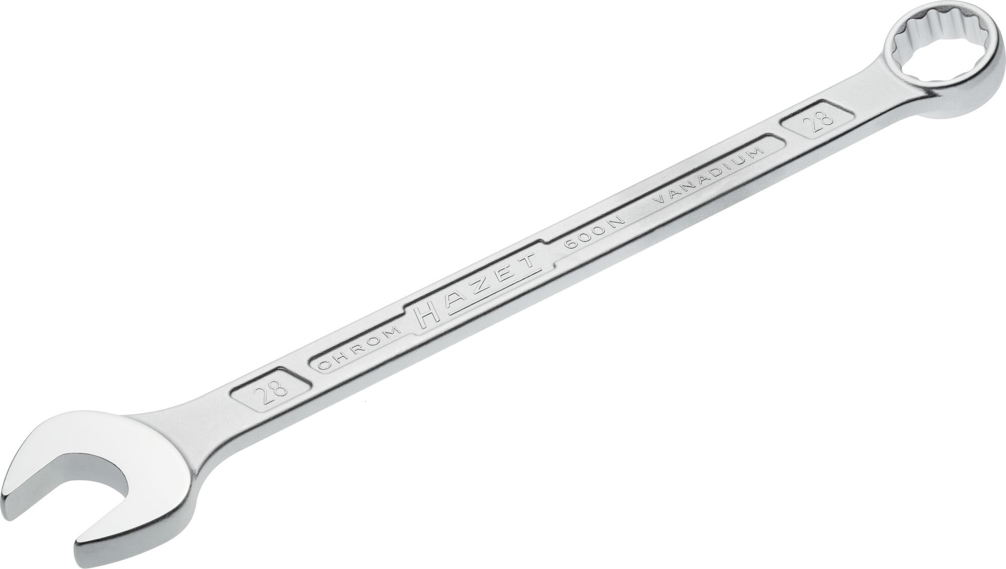 HAZET Ringsteeksleutel 600N-28 · Buitentwaalfkant tractieprofiel · SW 28 mm