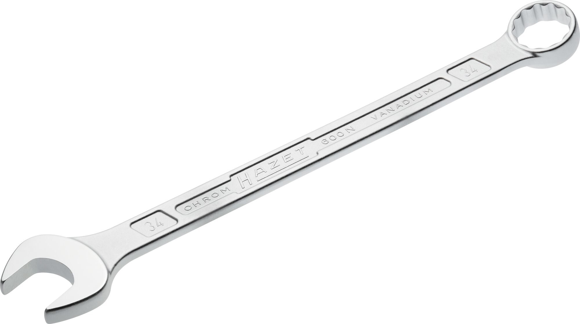 HAZET Ringsteeksleutel 600N-34 · Buitentwaalfkant tractieprofiel · SW 34 mm