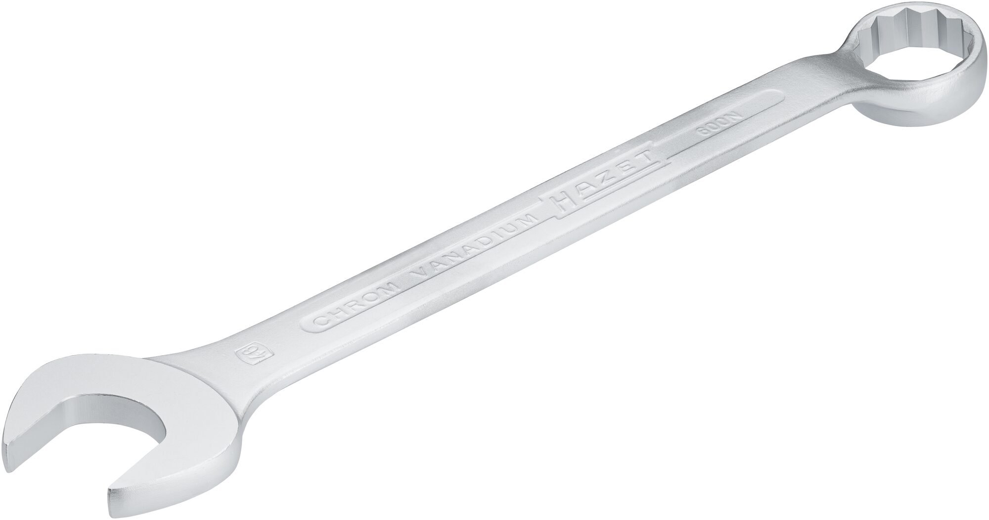 HAZET Ringsteeksleutel 600N-46 · Buitentwaalfkant profiel · SW 46 mm