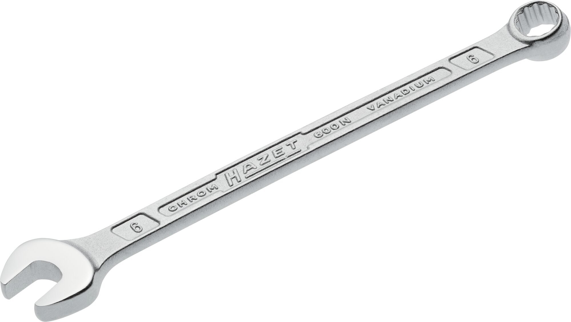 HAZET Ringsteeksleutel 600N-6 · Buitentwaalfkant tractieprofiel · SW 6 mm