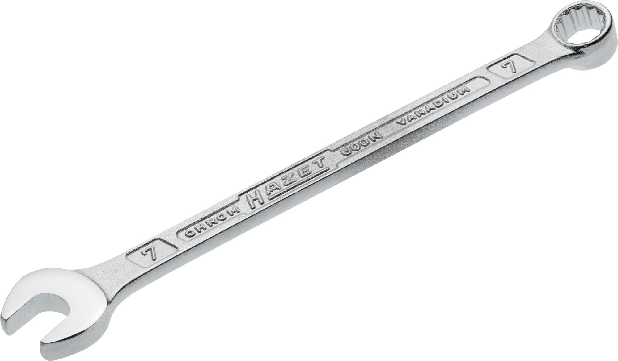 HAZET Ringsteeksleutel 600N-7 · Buitentwaalfkant tractieprofiel · SW 7 mm