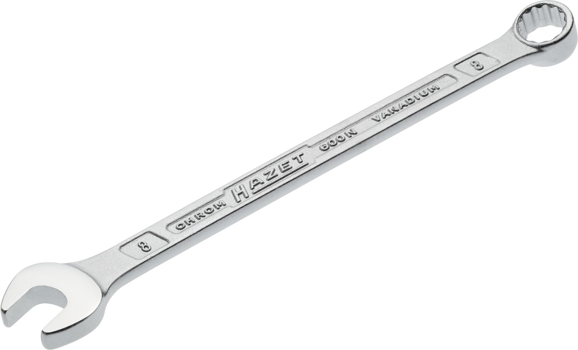 HAZET Ringsteeksleutel 600N-8 · Buitentwaalfkant tractieprofiel · SW 8 mm