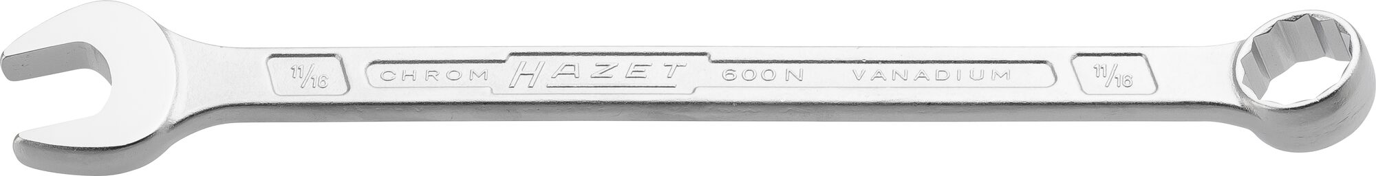 HAZET Ringsteeksleutel 600NA-11/16 · Buitentwaalfkant profiel · SW 11/16?