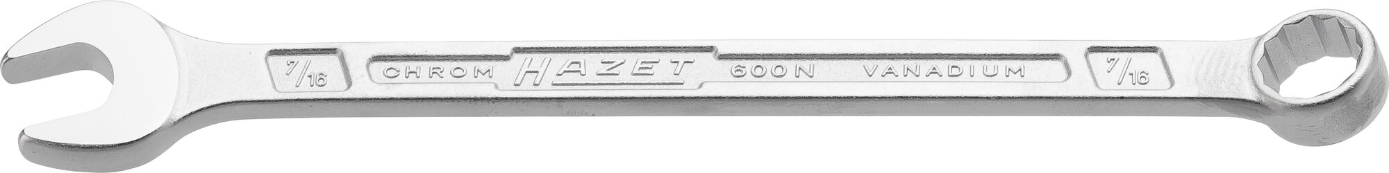HAZET Ringsteeksleutel 600NA-7/16 · Buitentwaalfkant profiel · SW 7/16?