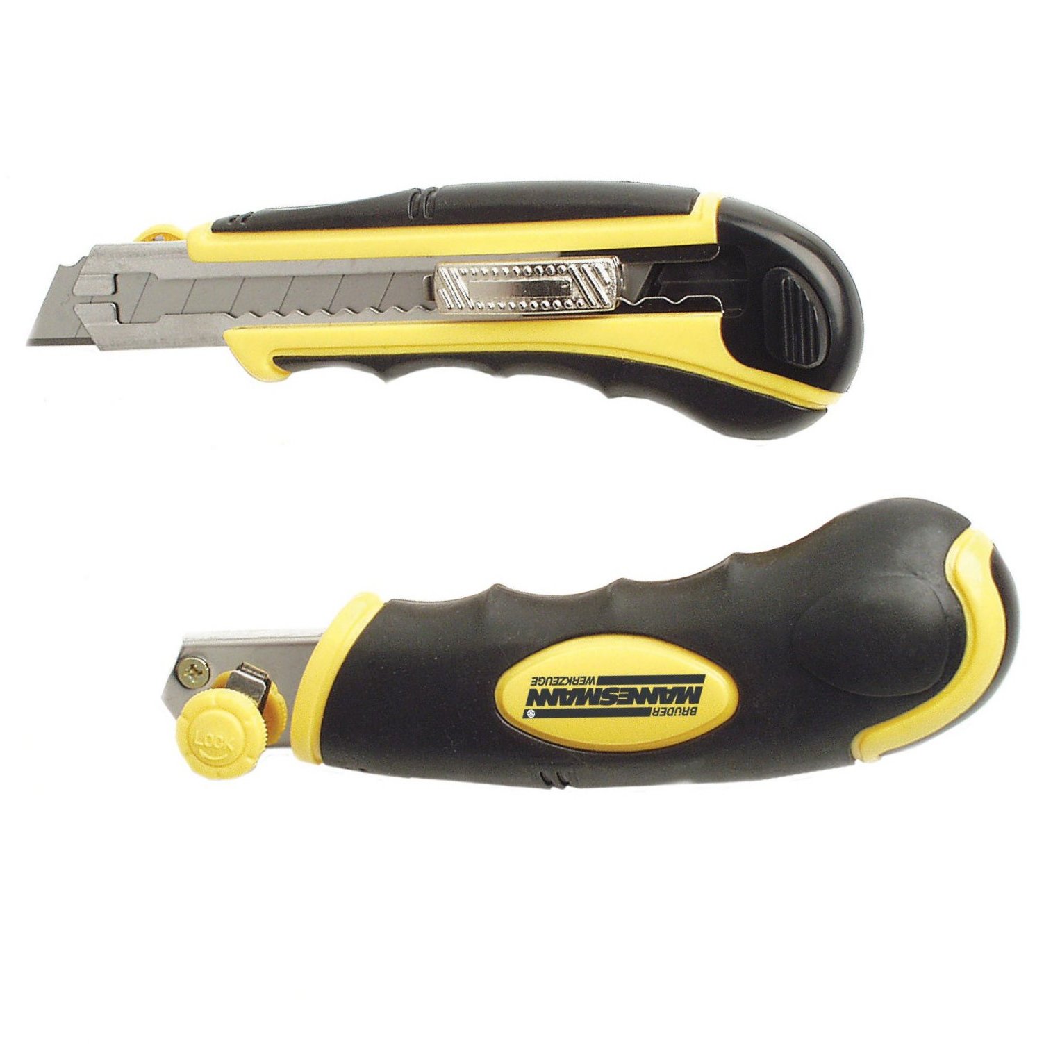 Brüder Mannesmann Afbreekmes softgrip, 8 mesjes (Hobby) - 60100